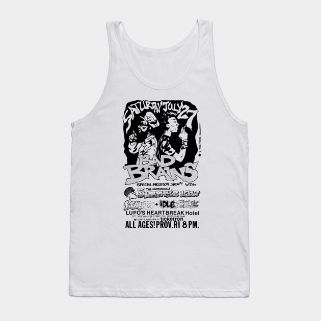 Bad Brains / Murphy's Law Punk Flyer Tank Top by Punk Flyer Archive